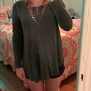 super cute grey long sleeve